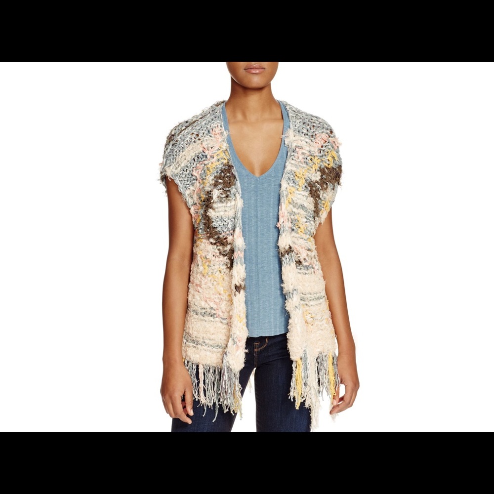 Free People Rag Rug Vest
